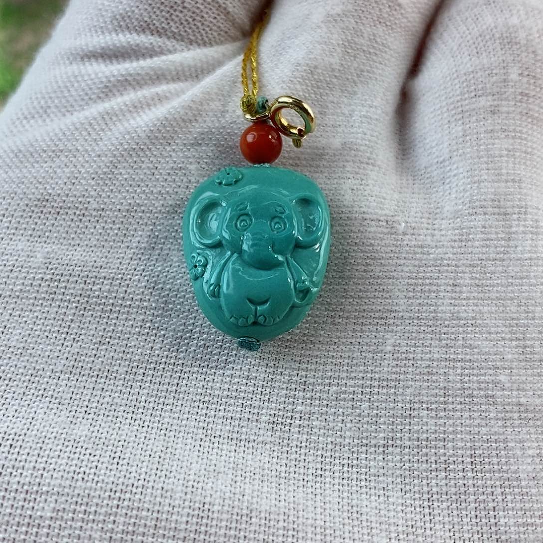 绿松石珠宝奇石未镶嵌