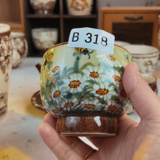 【闪购商品】摆件又****好壹夫手绘高温釉下彩