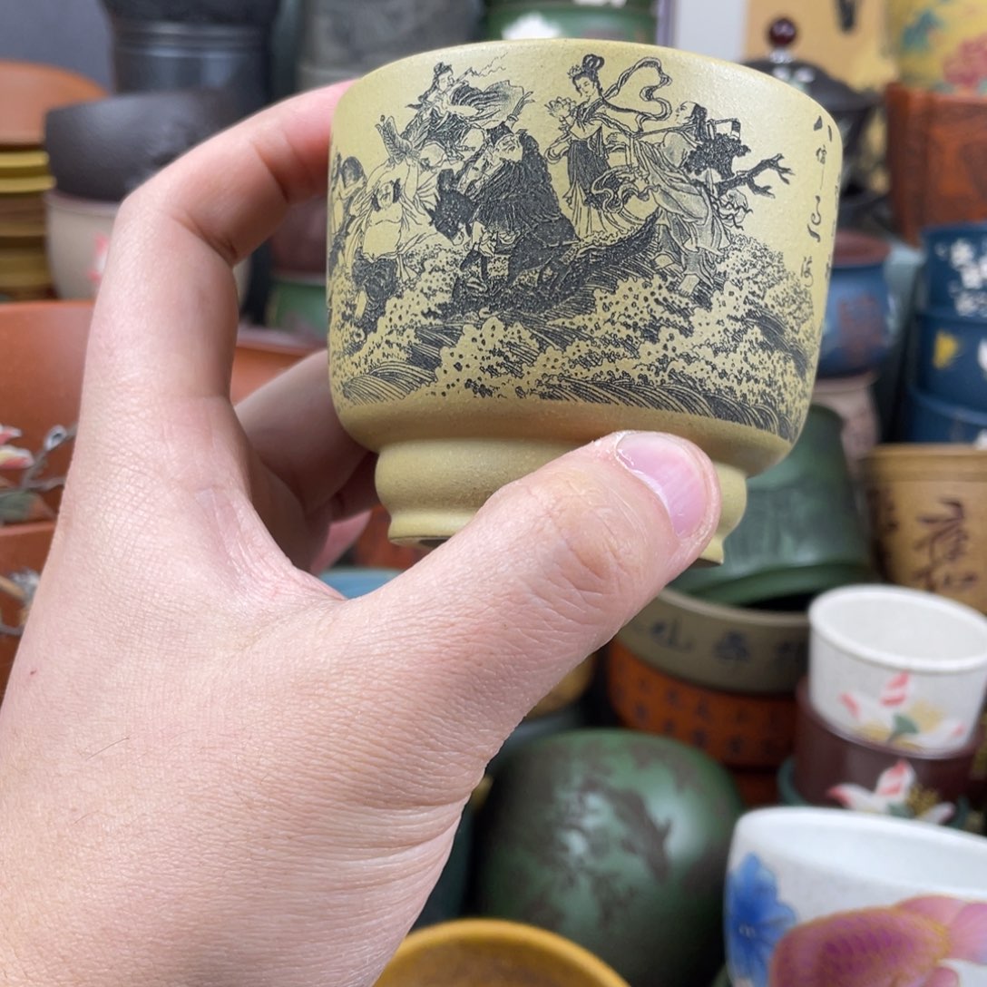 紫砂茶杯紫砂茶杯