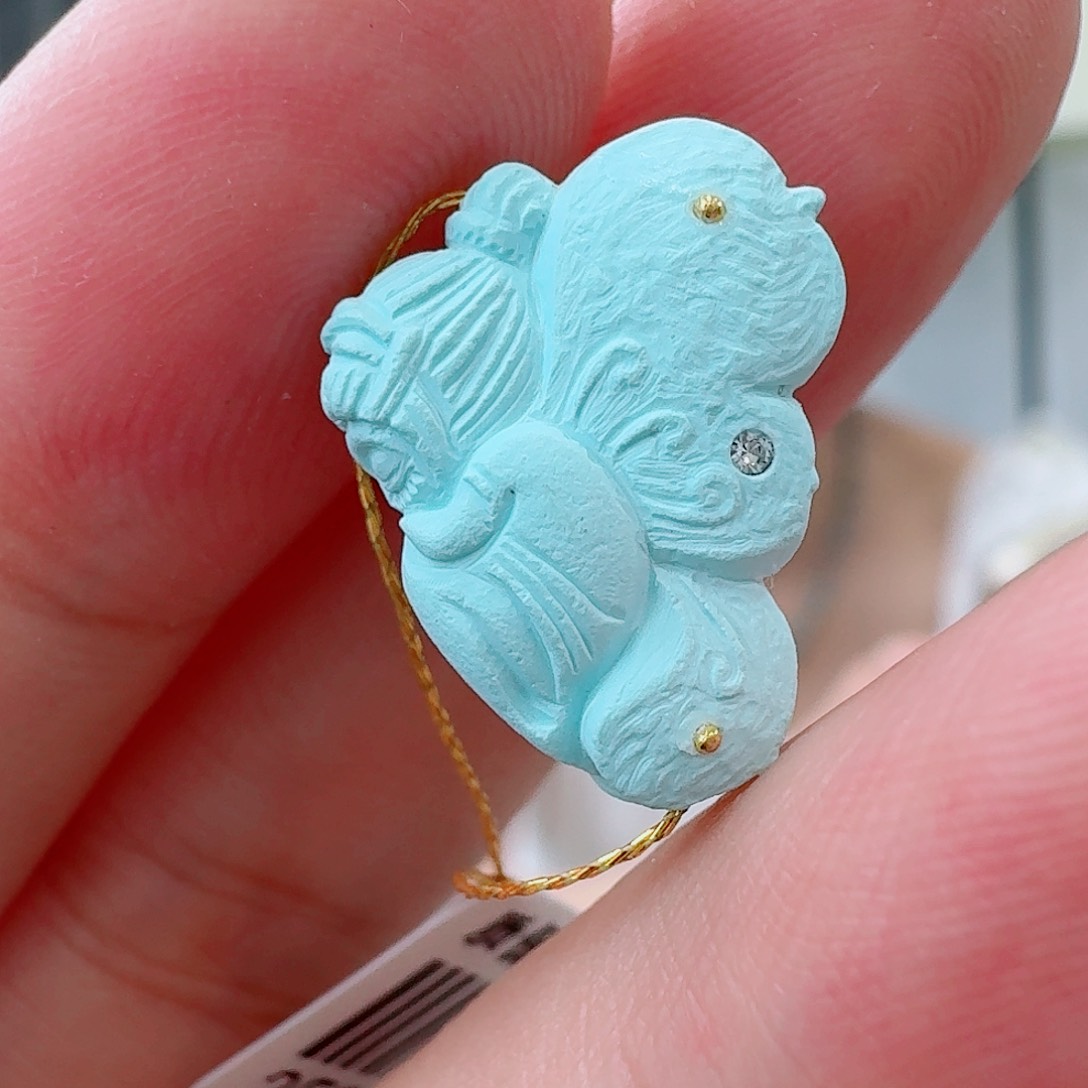 未镶嵌绿松石珠宝奇石