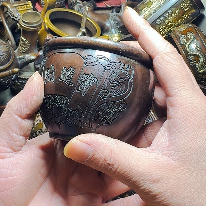 铜器摆件收收藏藏