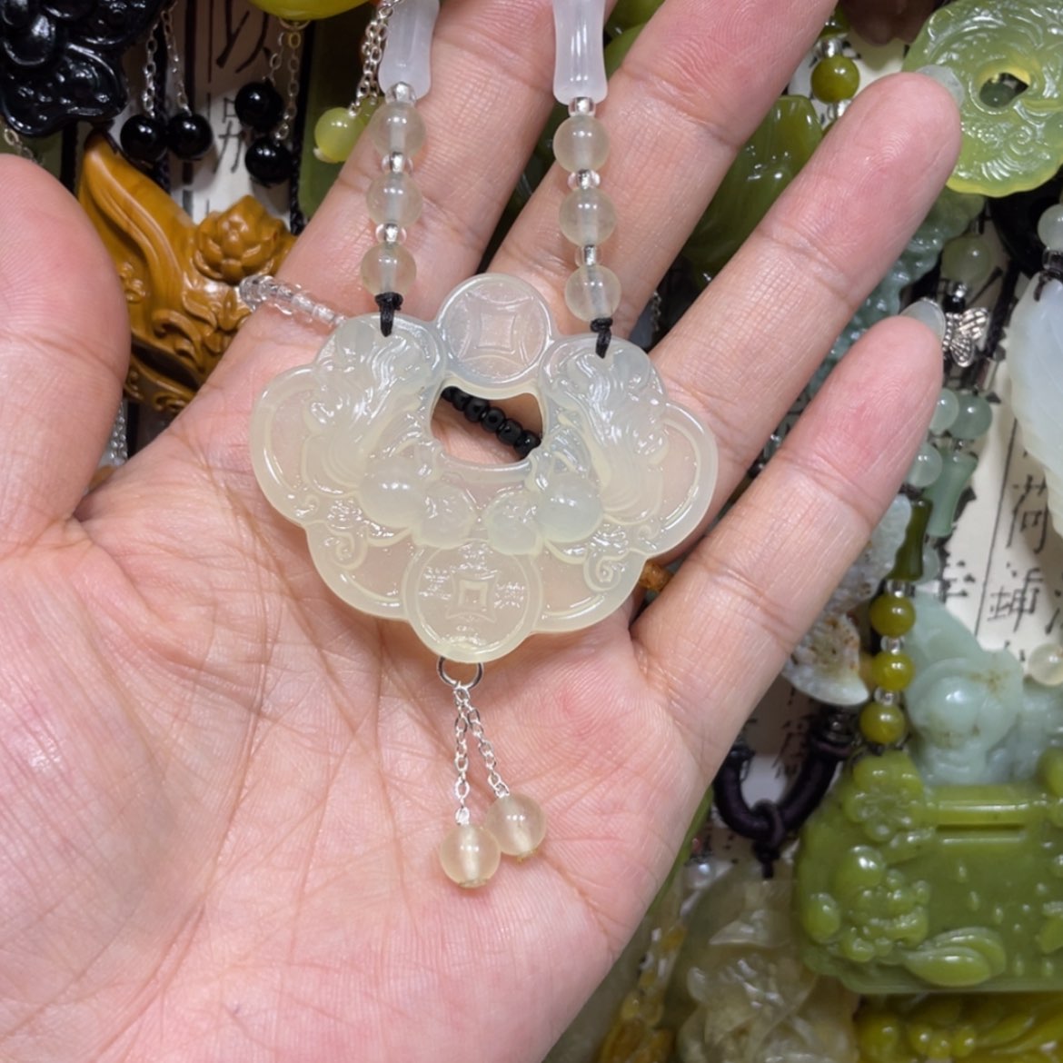 【闪购商品】岫玉颈饰未镶嵌117吊坠