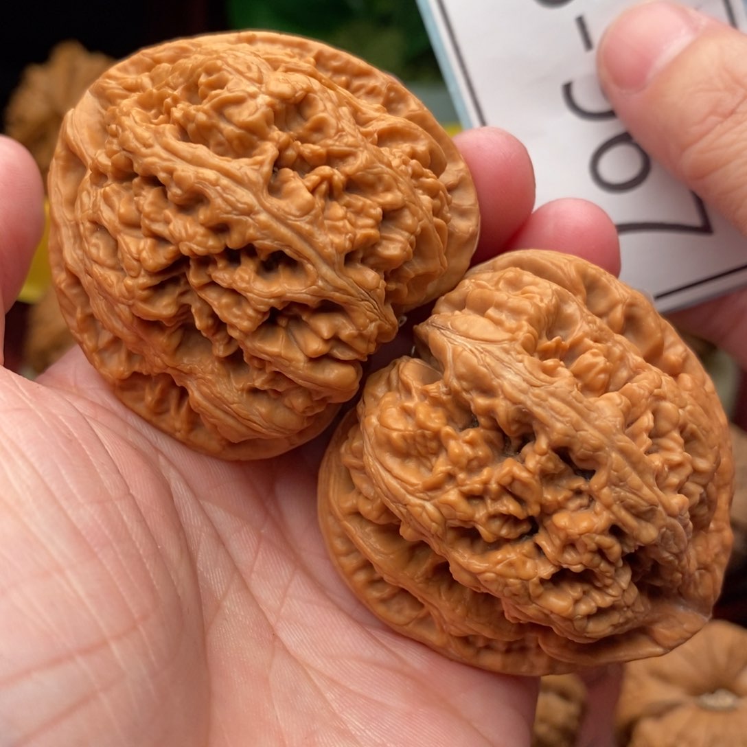 文玩核桃把件粗筋48