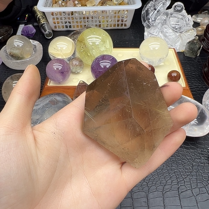 未镶嵌珠宝半成品水晶414水晶
