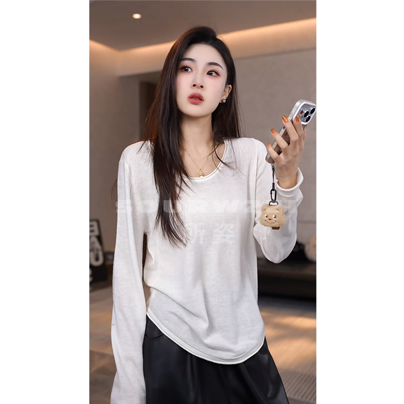 SOURWZZI/所姿100%羊毛圆领宽松冬季休闲女士针织衫SZ-S39005