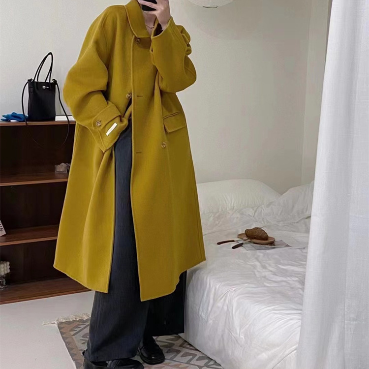 编号601-800双面女士羊毛大衣