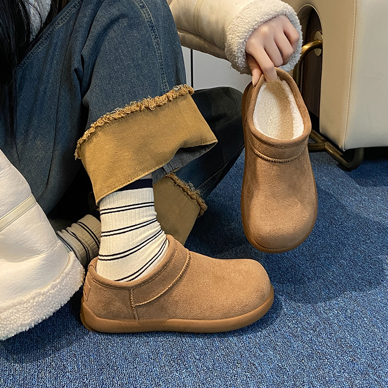爆款雪地靴小土豆勃肯鞋2025冬季新款加绒加厚保暖防滑防水棉鞋女