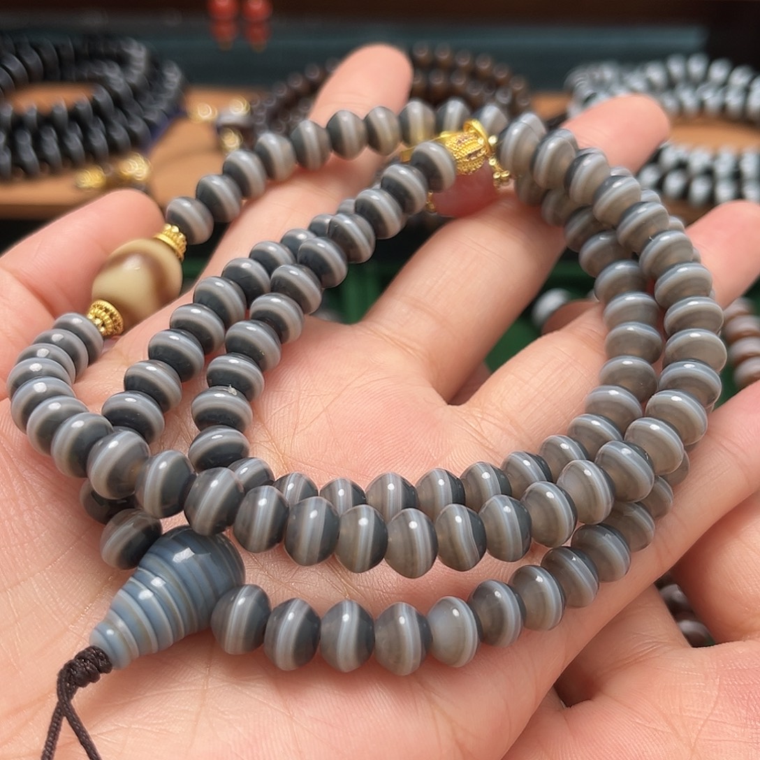 玛瑙/玉髓合金手串