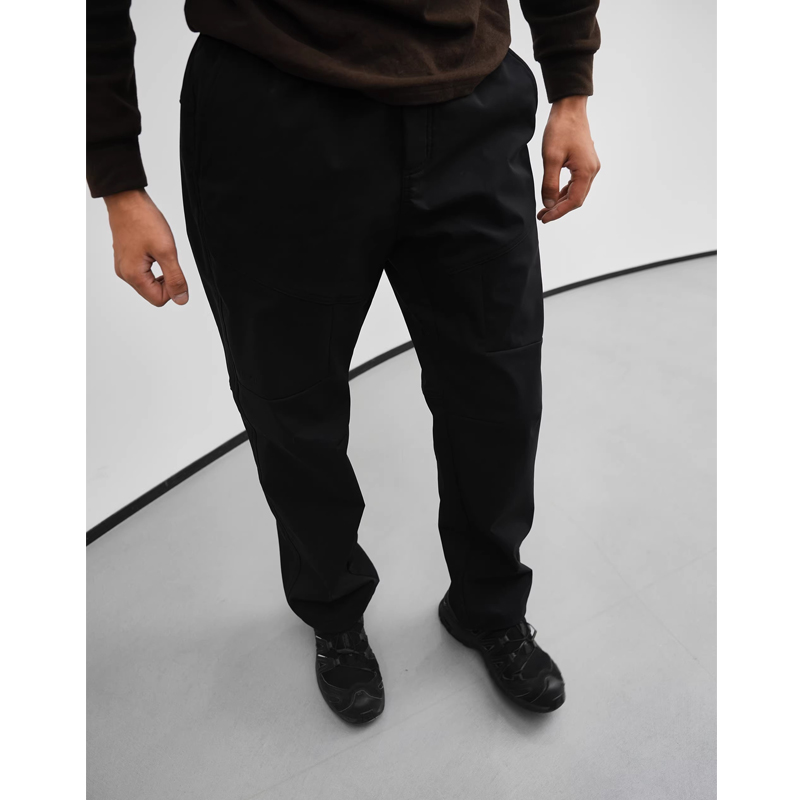 新品美式户外软壳工装冲锋裤2.0几何拼接剪裁休闲直筒速干登山裤