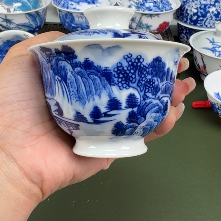 景德镇纯手工手绘茶器蒙蒙