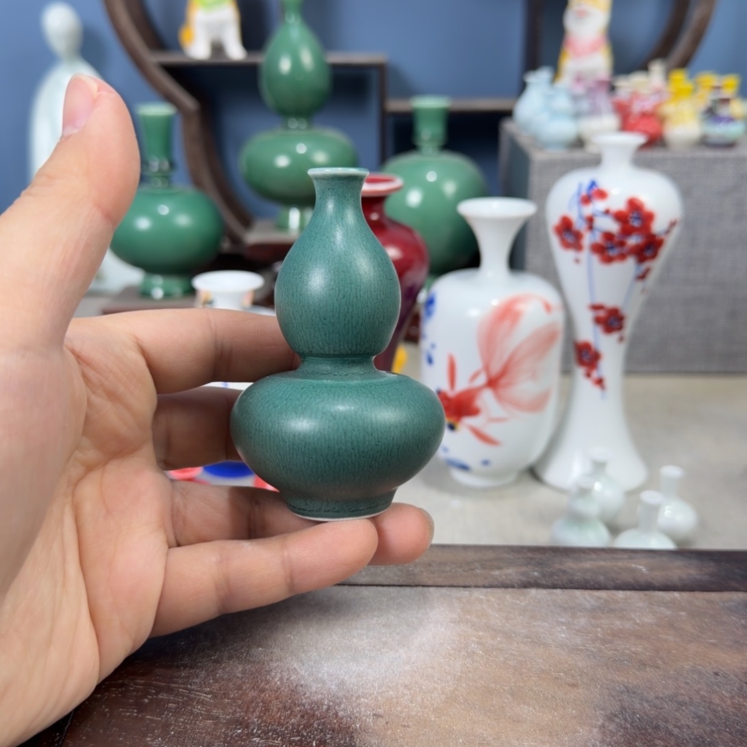 陶瓷手工小花器摆件