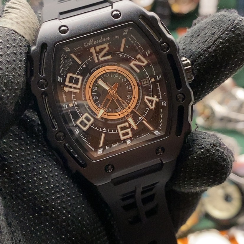 【闪购商品】酒桶机械男士腕表手表
