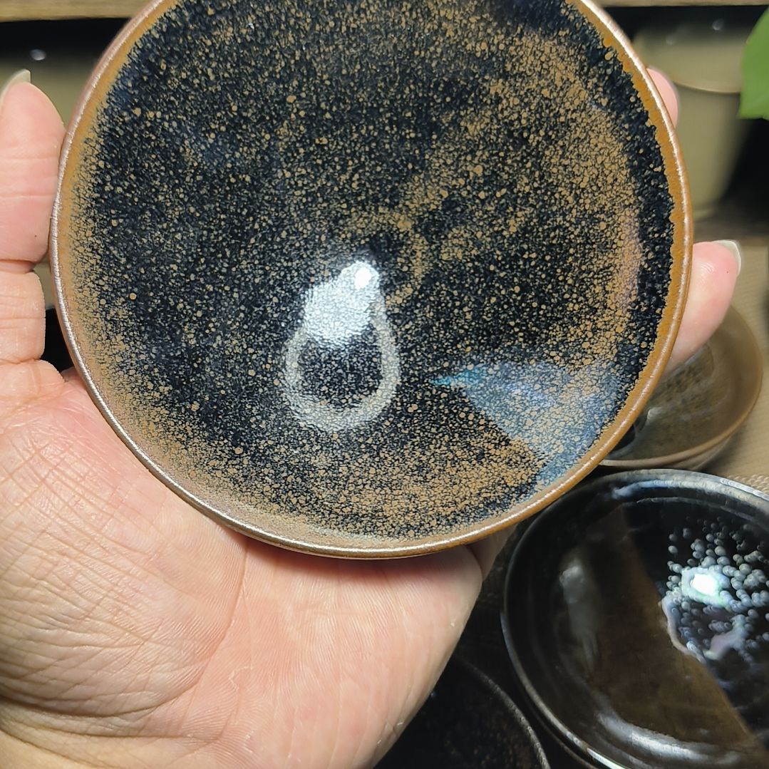 茶盏建窑建盏龙窑柴烧