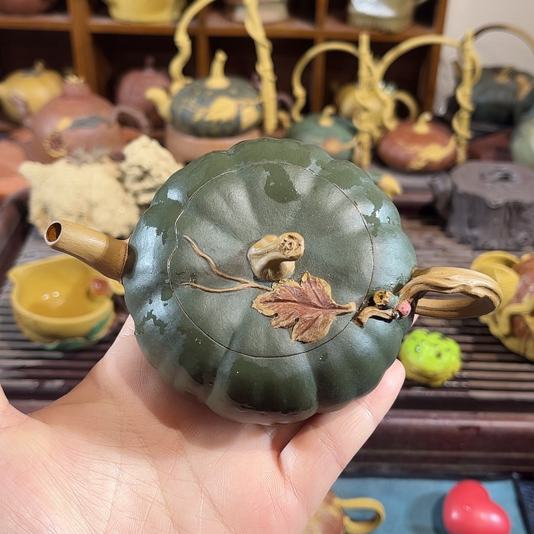 茶宠紫砂紫砂南瓜