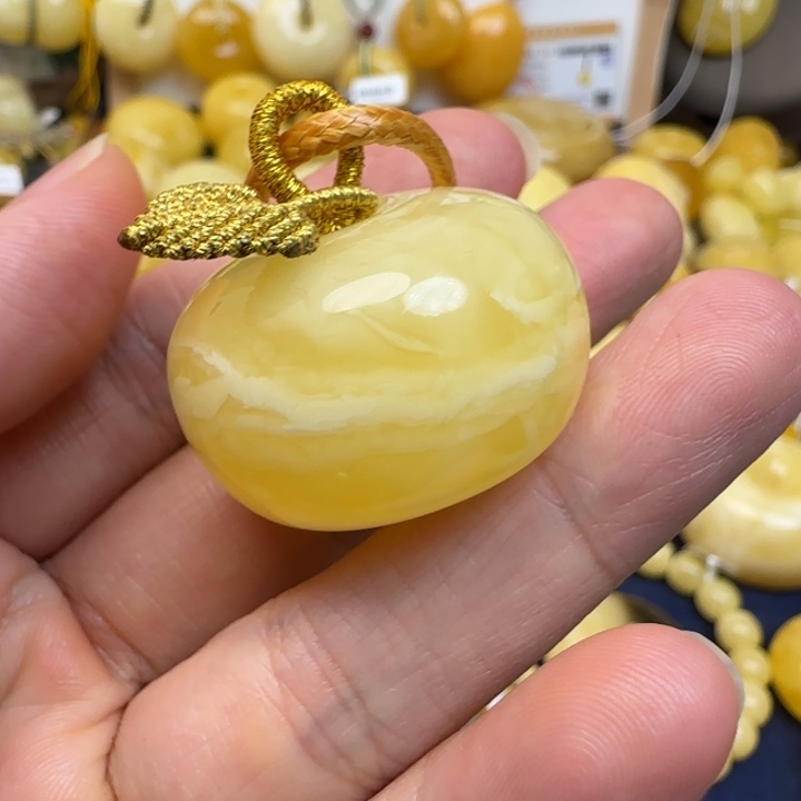 蜜蜡未镶嵌颈饰天然蜜蜡