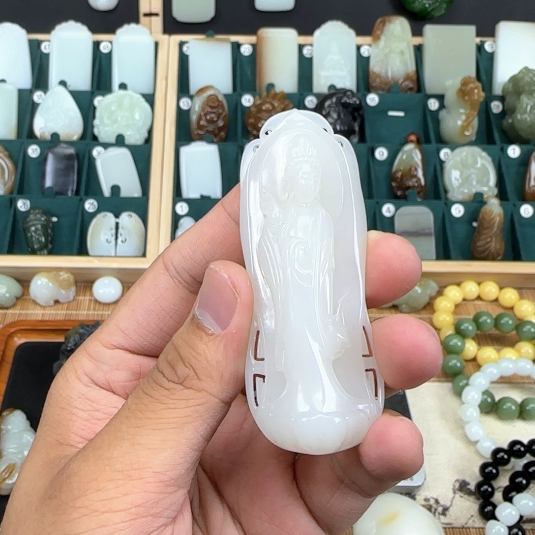 和田玉挂件未镶嵌