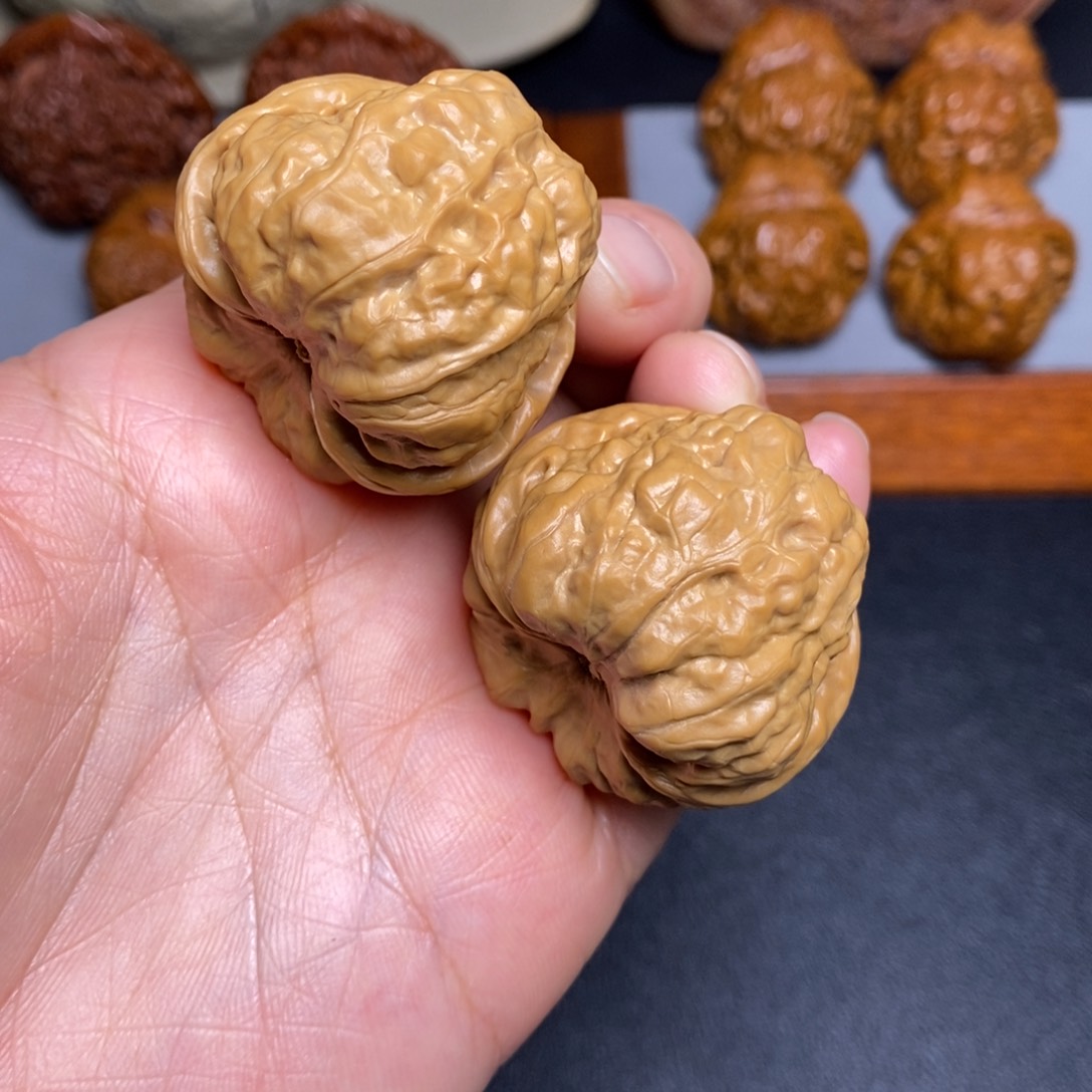 文玩核桃把件38蛤蟆头