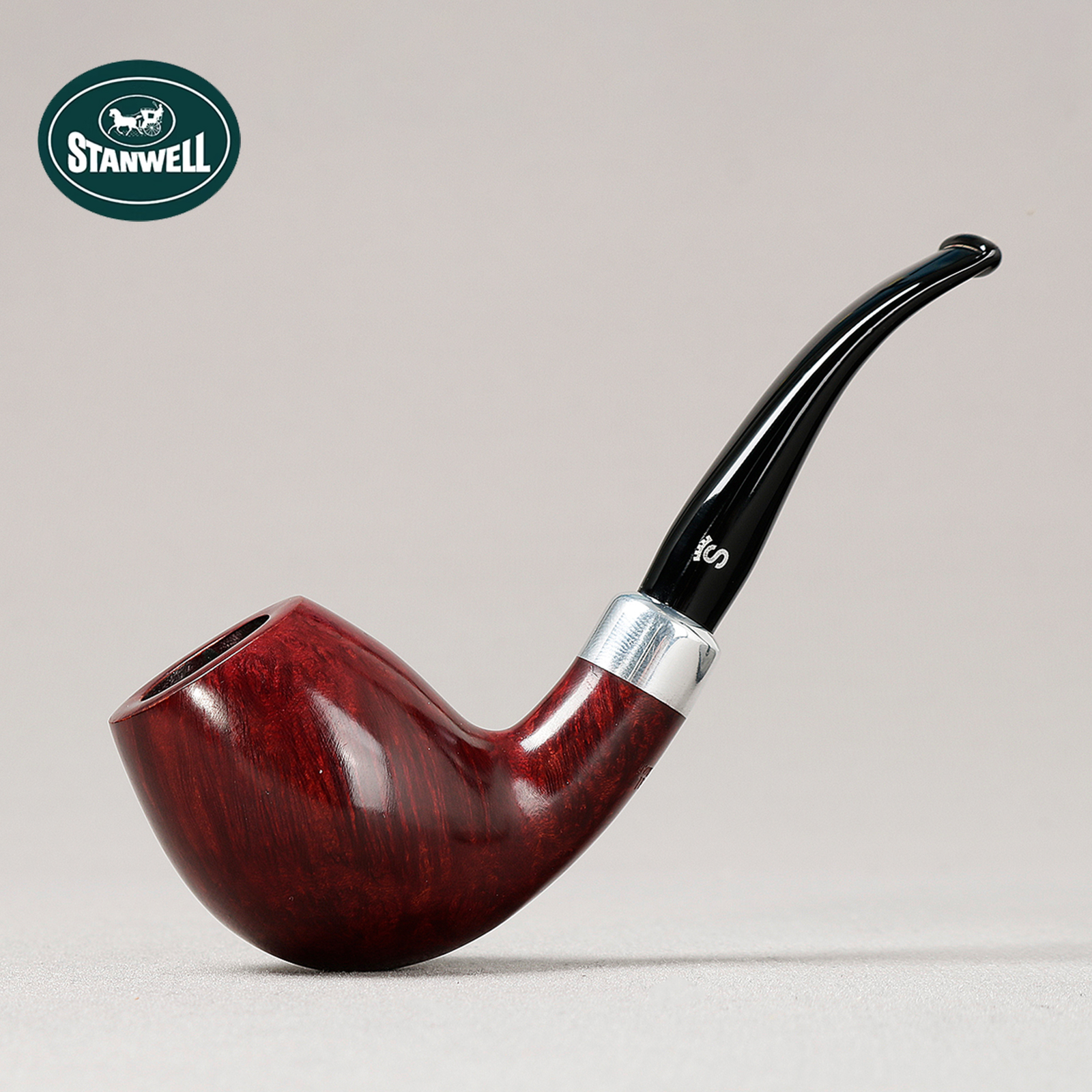丹麦史丹威20年前全新老斗 229m光面（无原装斗盒）石楠木烟斗
