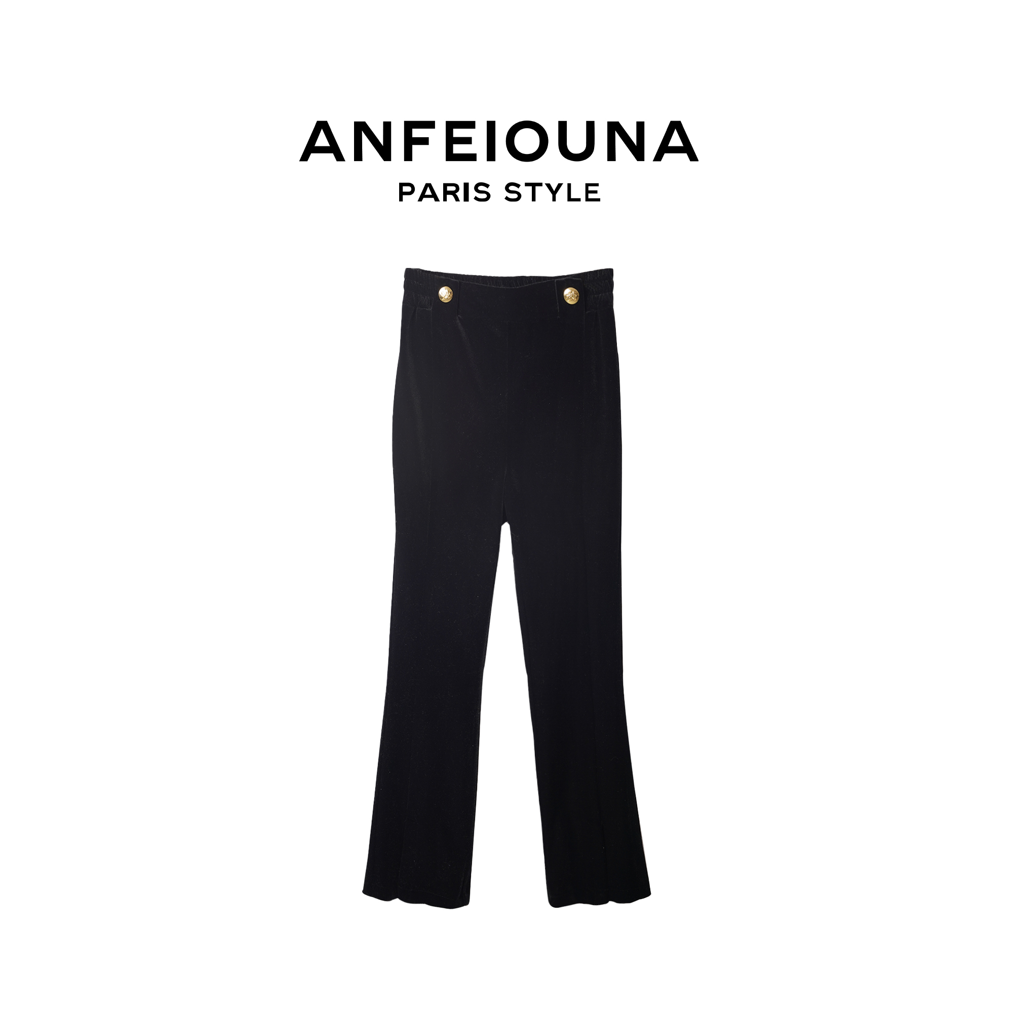 2025新款韩系修身显瘦气质指南微喇休闲裤1132