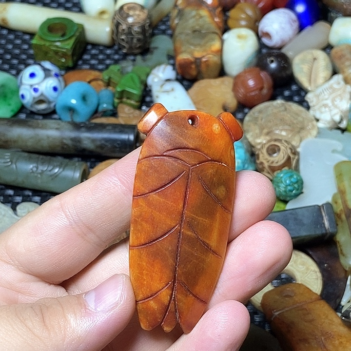 和田玉未镶嵌颈饰153