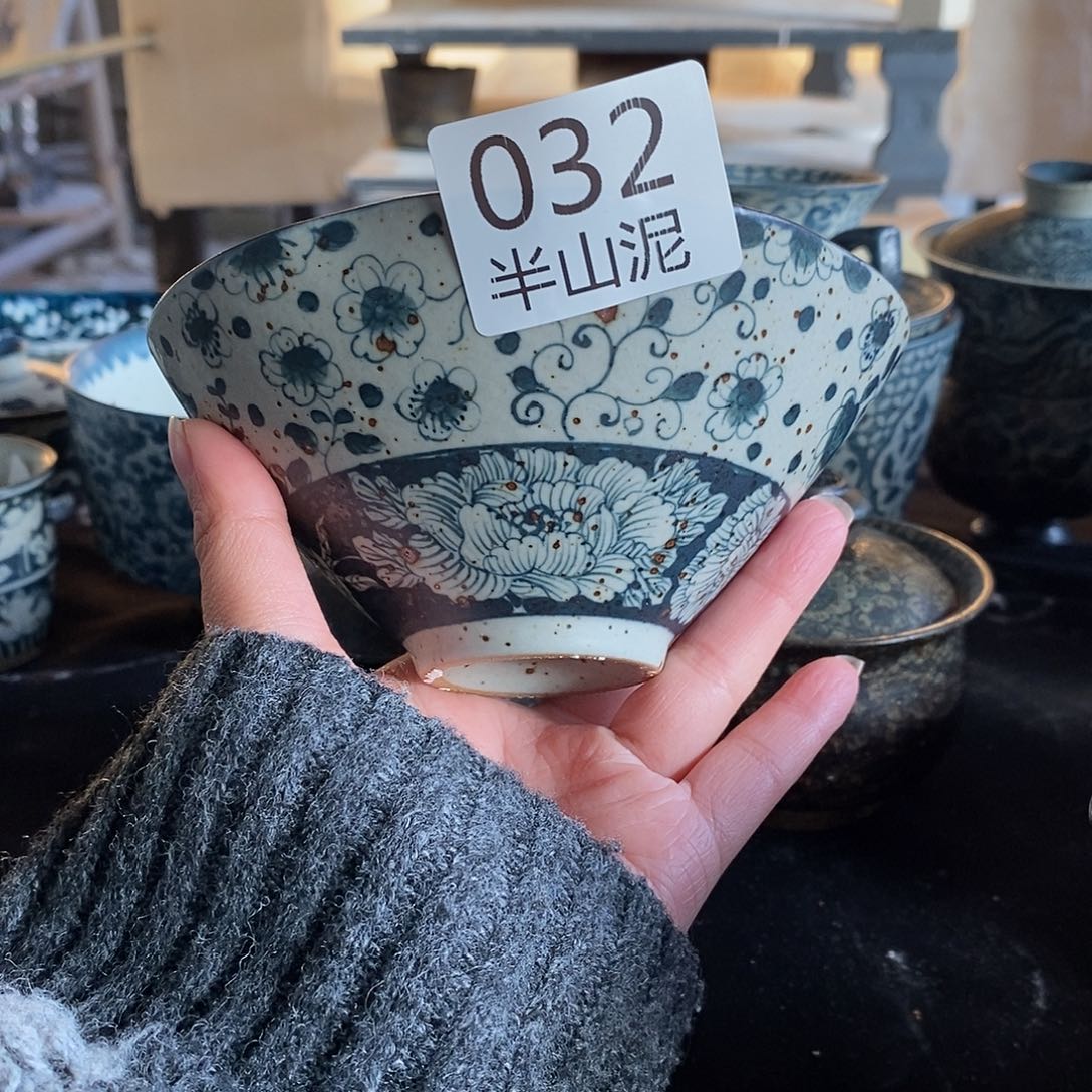 陶手工手绘青花高温陶瓷