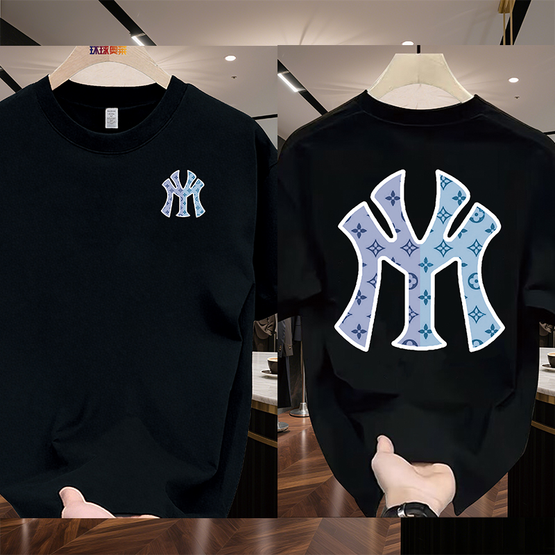 W【一折粉丝福利】夏季男女同款百搭时尚潮牌短袖T恤老花