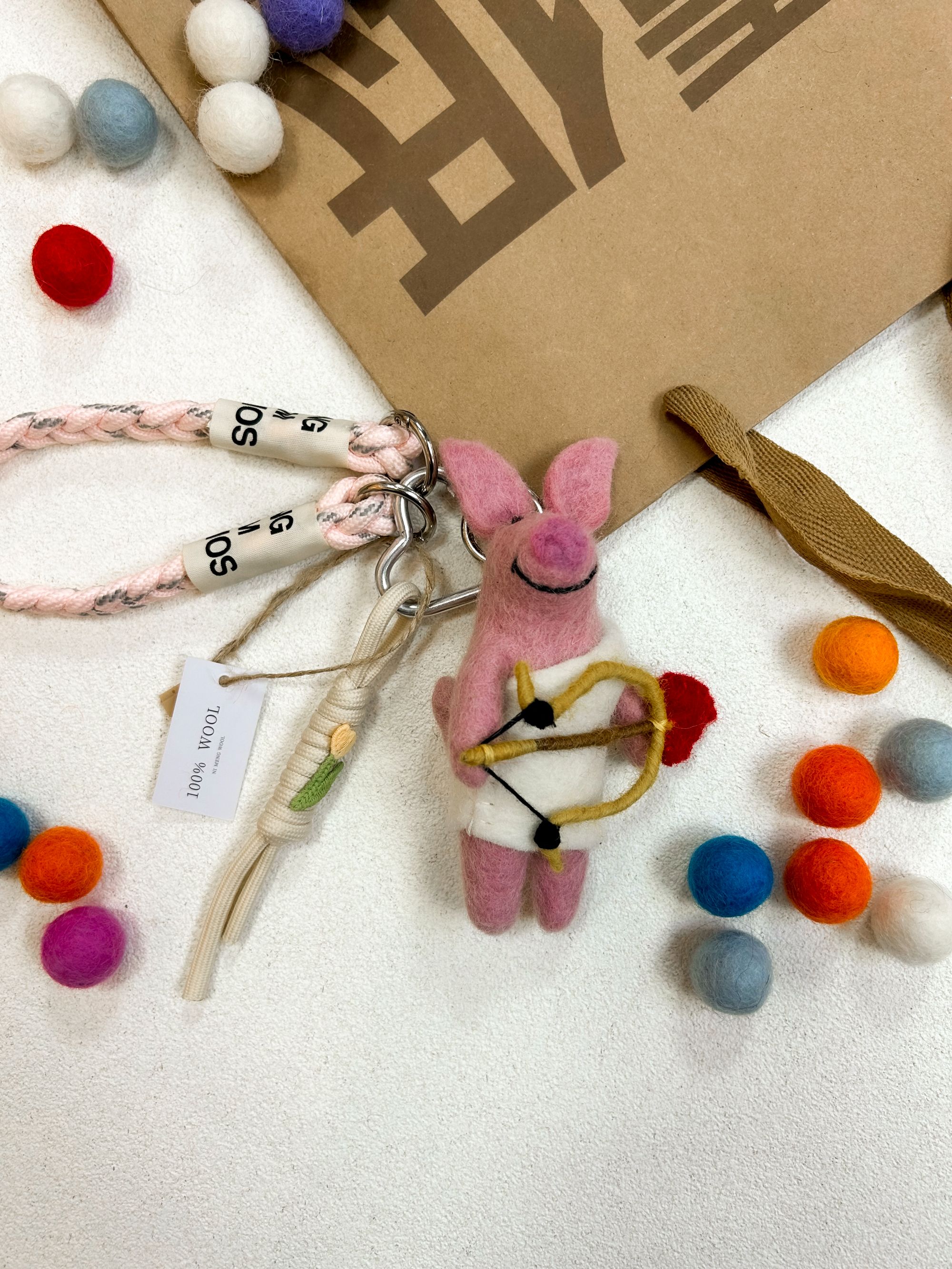 49纯羊毛手工挂件【直播间选款】