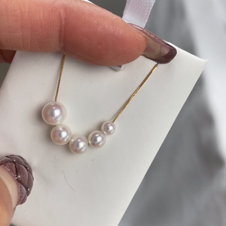 海水珍珠颈饰18K金镶嵌