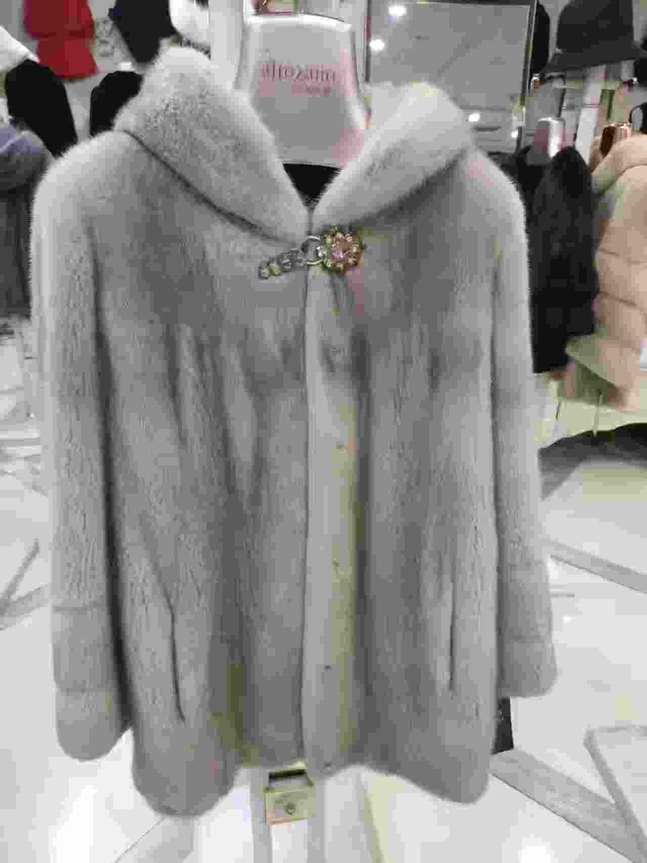 2026女士新款连帽中长款蓝宝石