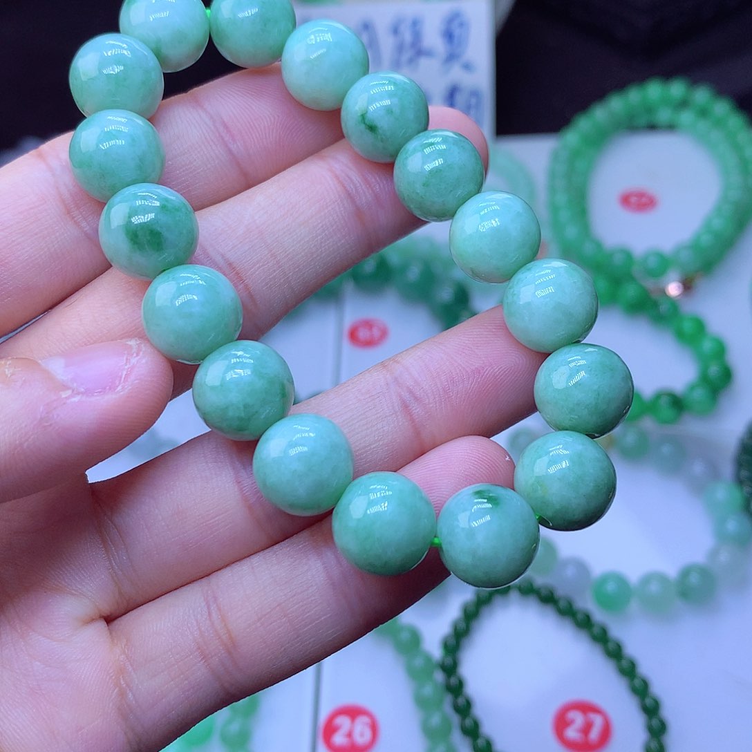 翡翠毛衣链未镶嵌卡12