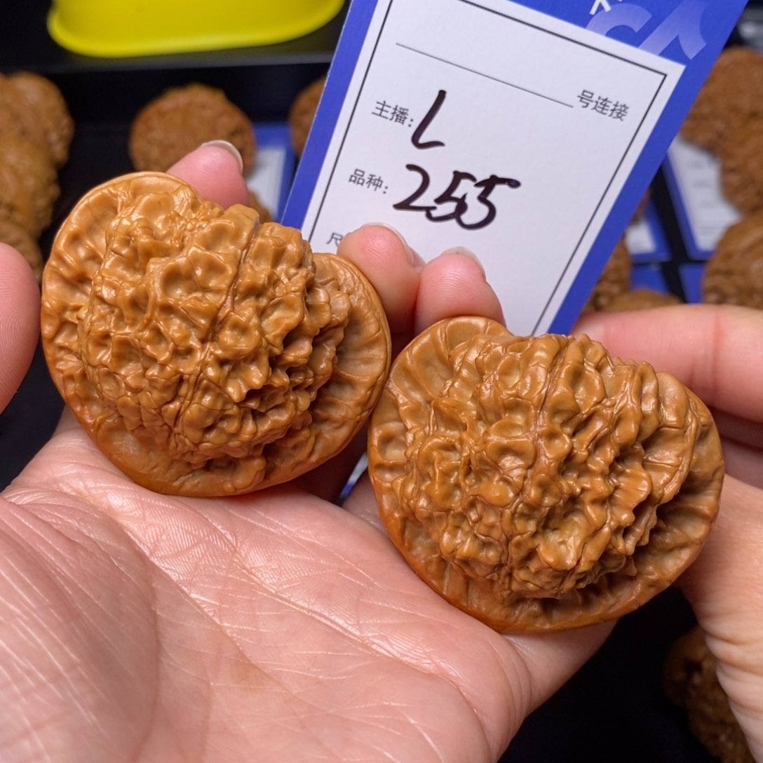 文玩核桃把件52官帽255