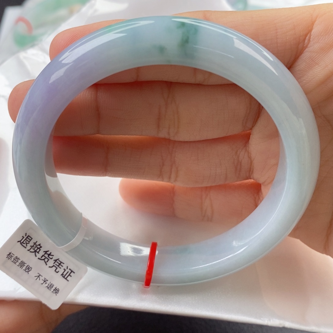 翡翠手镯未镶嵌60.3正圈