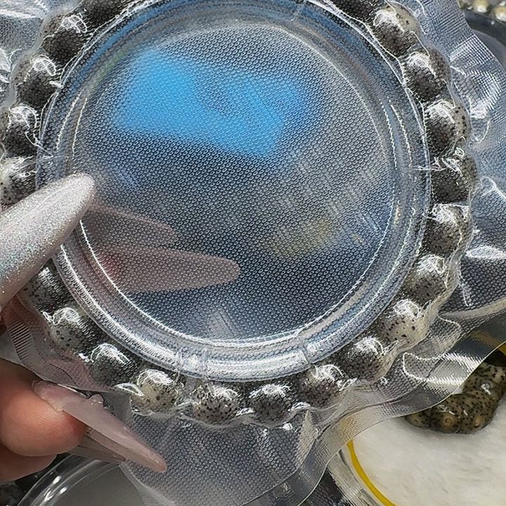 星月菩提手串574高端黑灰星月98桶单圈