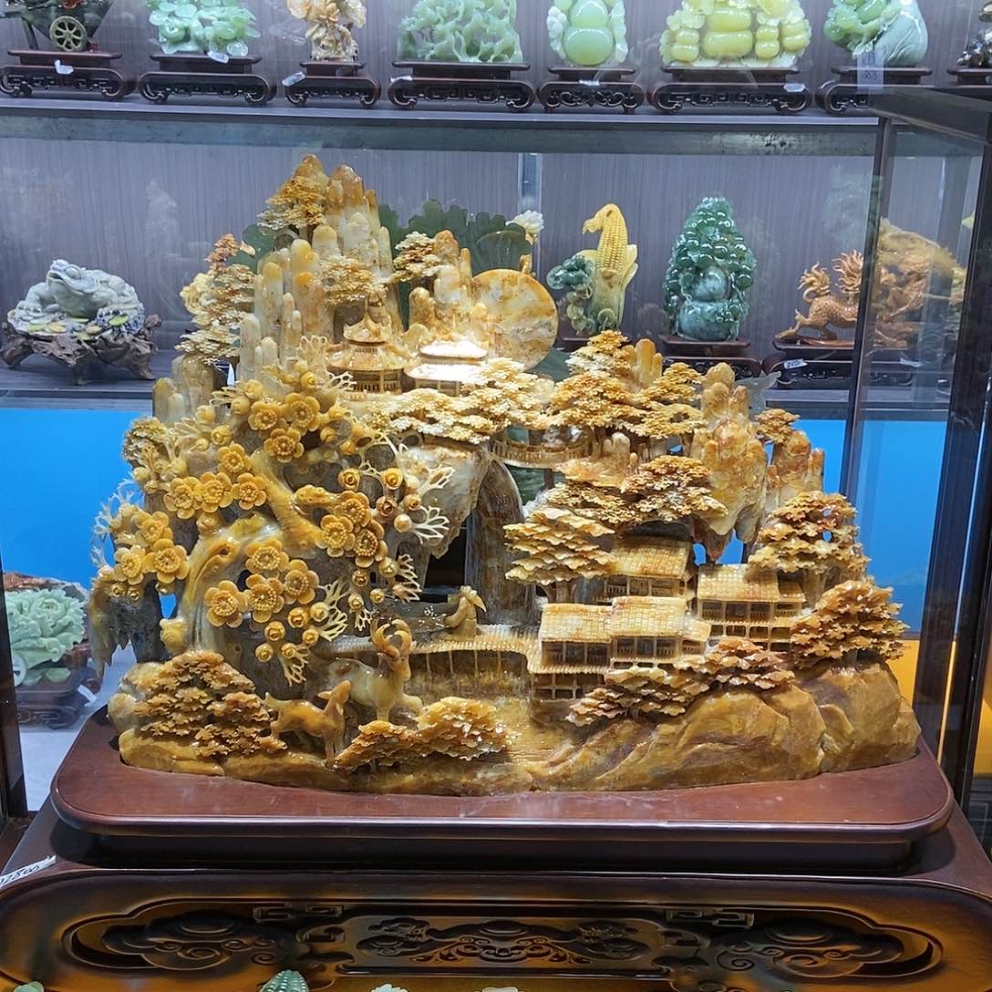 【闪购商品】蛇纹石玉（覆膜）珠宝奇石未镶嵌