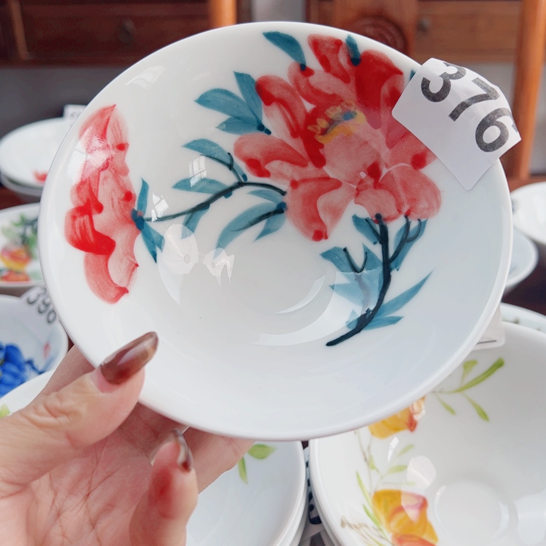 瓷片景德镇陶瓷手工手绘作品