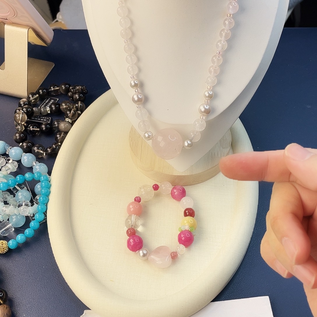 水晶银S925镶嵌手链