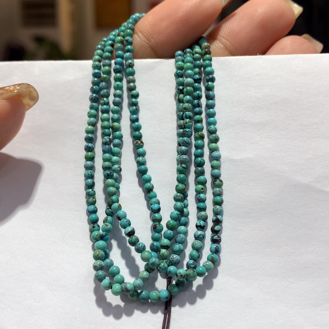 未镶嵌绿松石长链