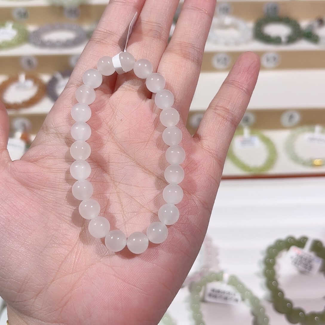 和田玉手链未镶嵌D**aa