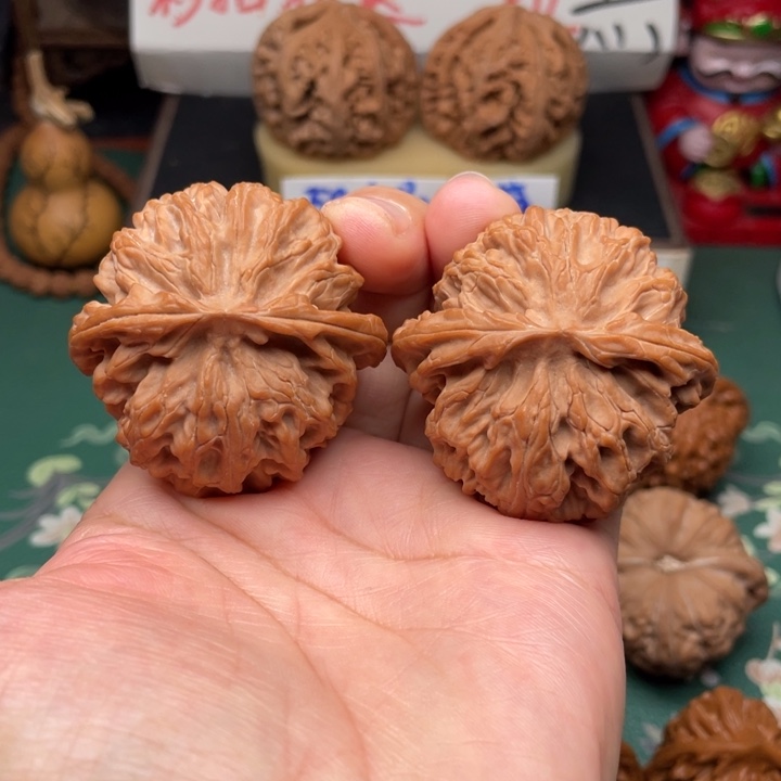 【闪购商品】把件文玩核桃美**景46全品苹果园