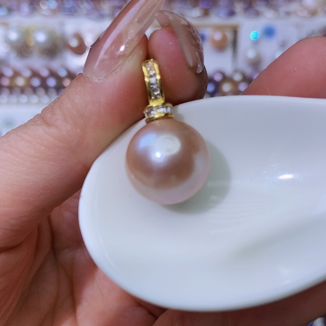 淡水珍珠颈饰合金