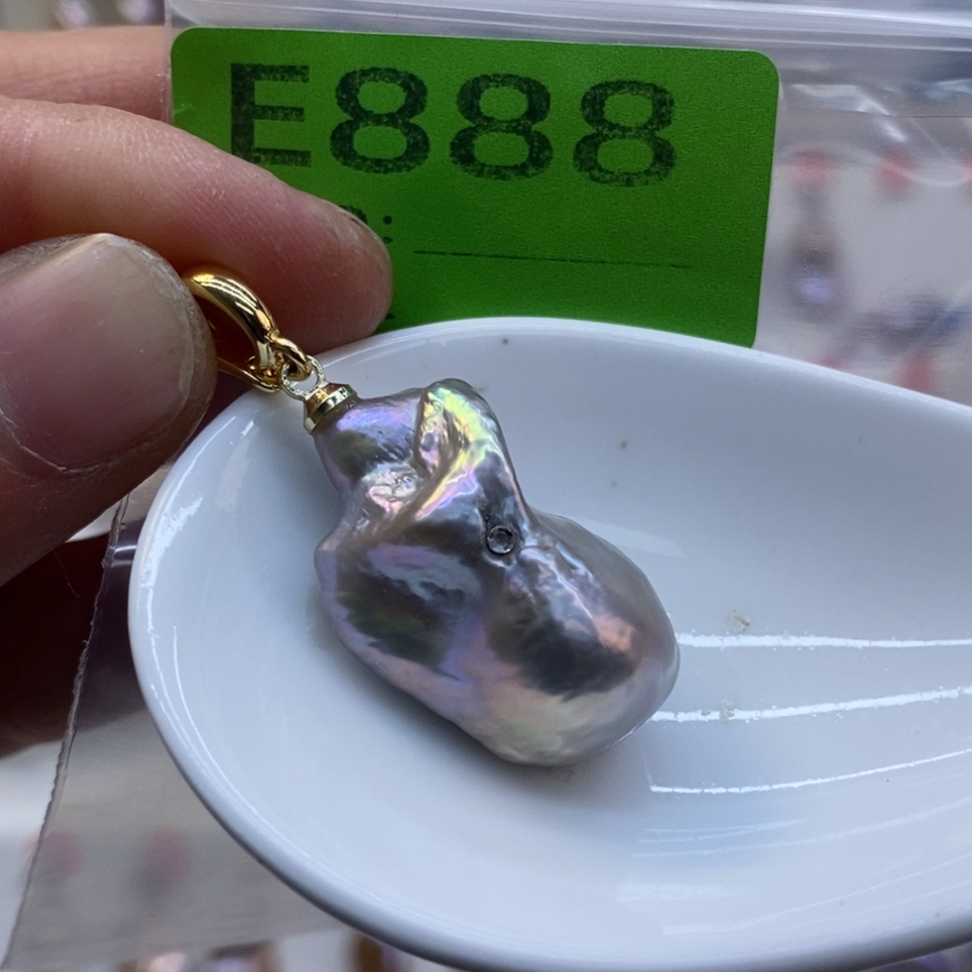 未镶嵌淡水珍珠美丽哦哦哦