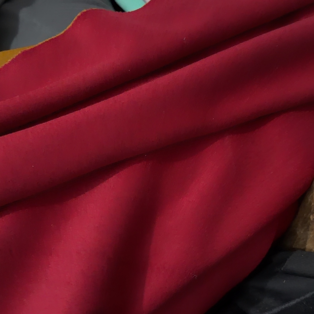 红驼色三米一份双面羊绒