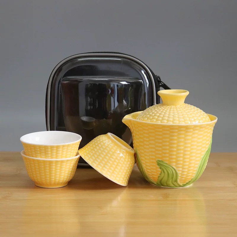 高端茶器玉米旅行套-ZH180（众）