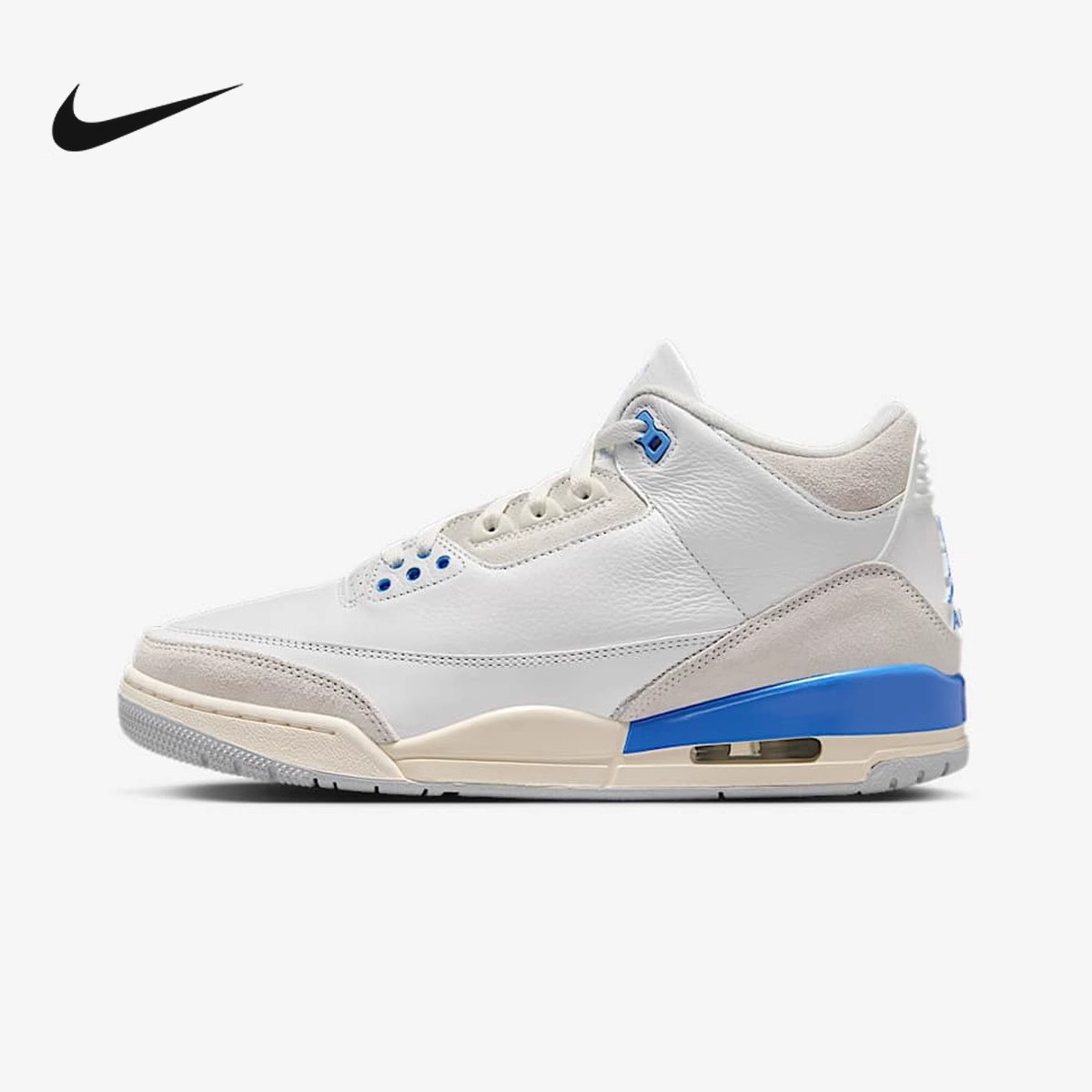 NIKE/耐克25夏季男款Air Jordan 3 AJ3潮流时尚百搭中帮休闲板鞋 