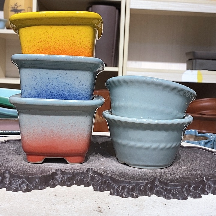 紫砂花盆青**檬瑕疵5。。。。