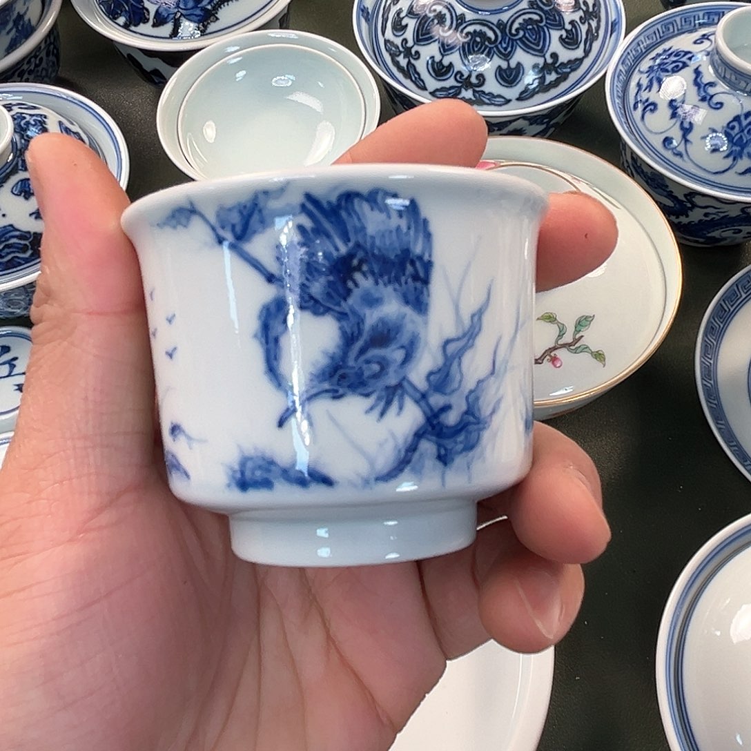 杯青花瓷器青花瓷器