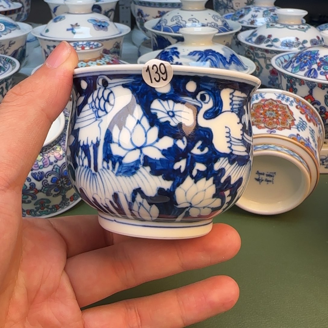 彦祖纯手工手绘茶具139