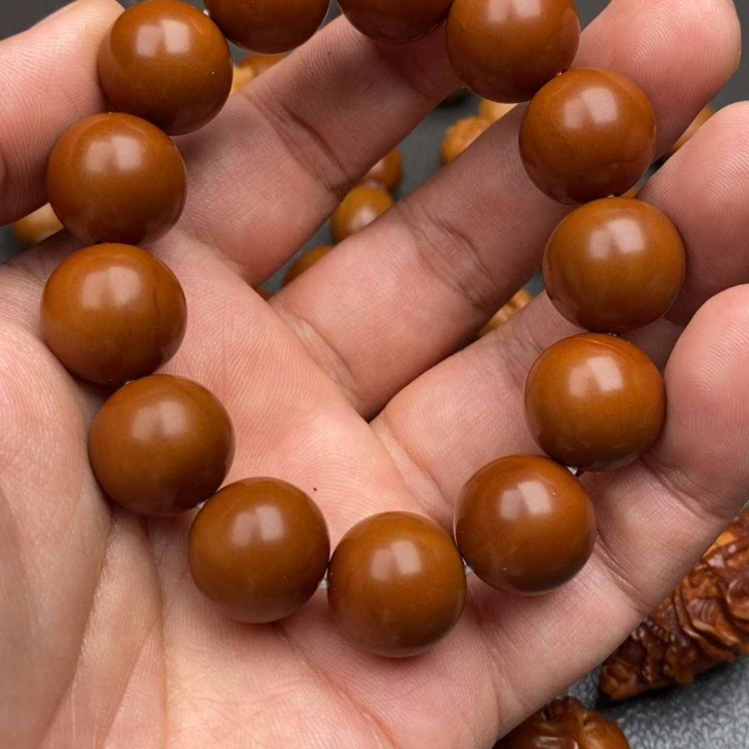 橄榄核手串/手链佛*?正圆