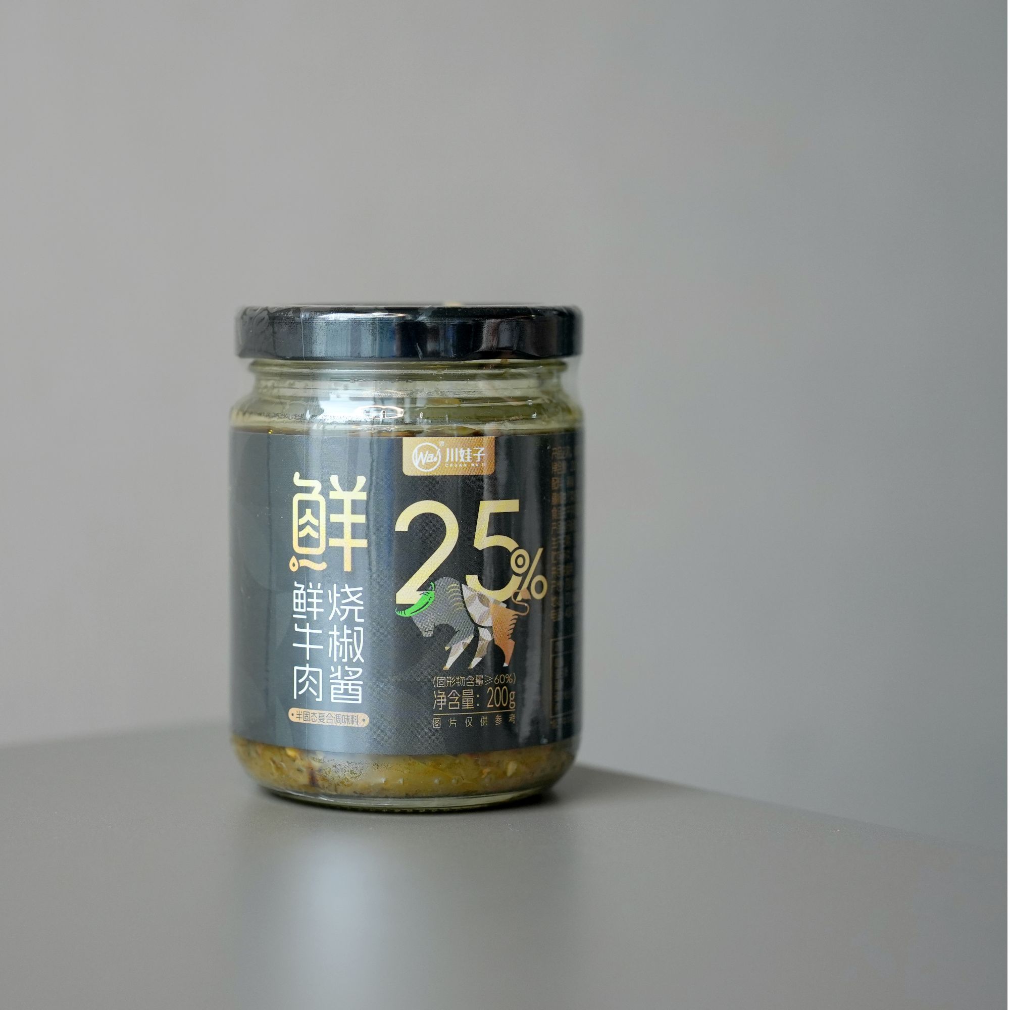  凯凯优选 鲜牛肉烧椒酱 25%的鲜牛肉配辣椒  鲜上加鲜200克