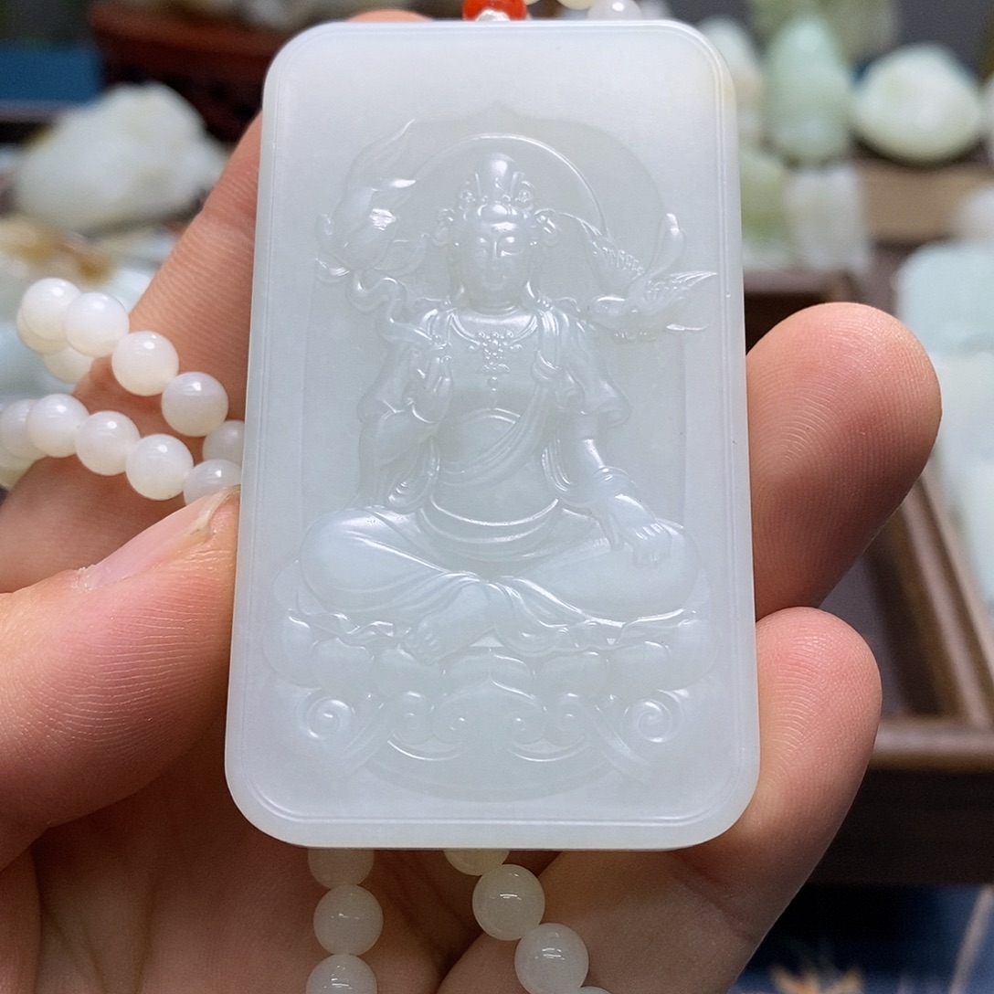 龙***5颈饰未镶嵌和田玉